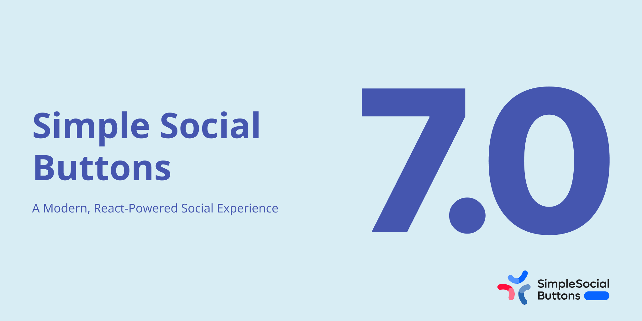 Simple social buttons 7.0 release